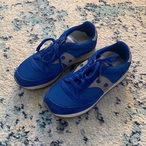Blue Saucony Jazz sneakers